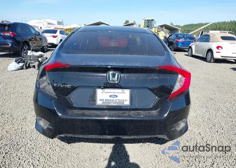 2020 Honda Civic Lx из США, поврежденный, VIN 19XFC2F6XLE205958